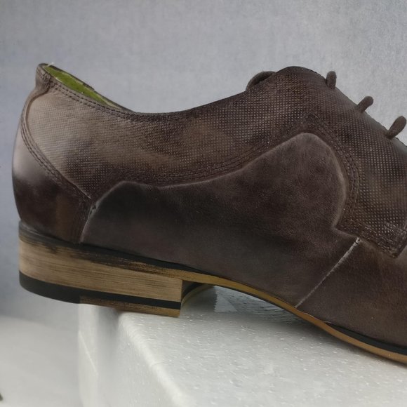 Leather Oxfords 100% LEATHER Classic Oxfords Lace up shoe men9.5us/9uk=Wmn 11us - Picture 8 of 8